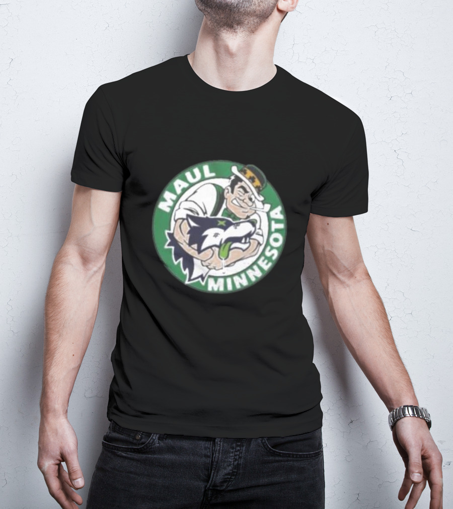 Boston Celtics Maul Minnesota Timberwolves T-Shirt