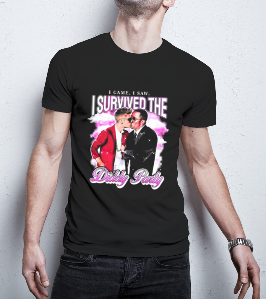 I Came I Saw I Survived The Diddy Party T-Shirt
