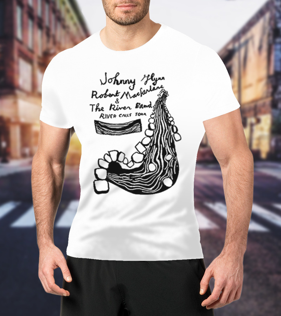 Johnny Flynn Robert Macfarlane And The River Band River Calls Tour T-Shirt