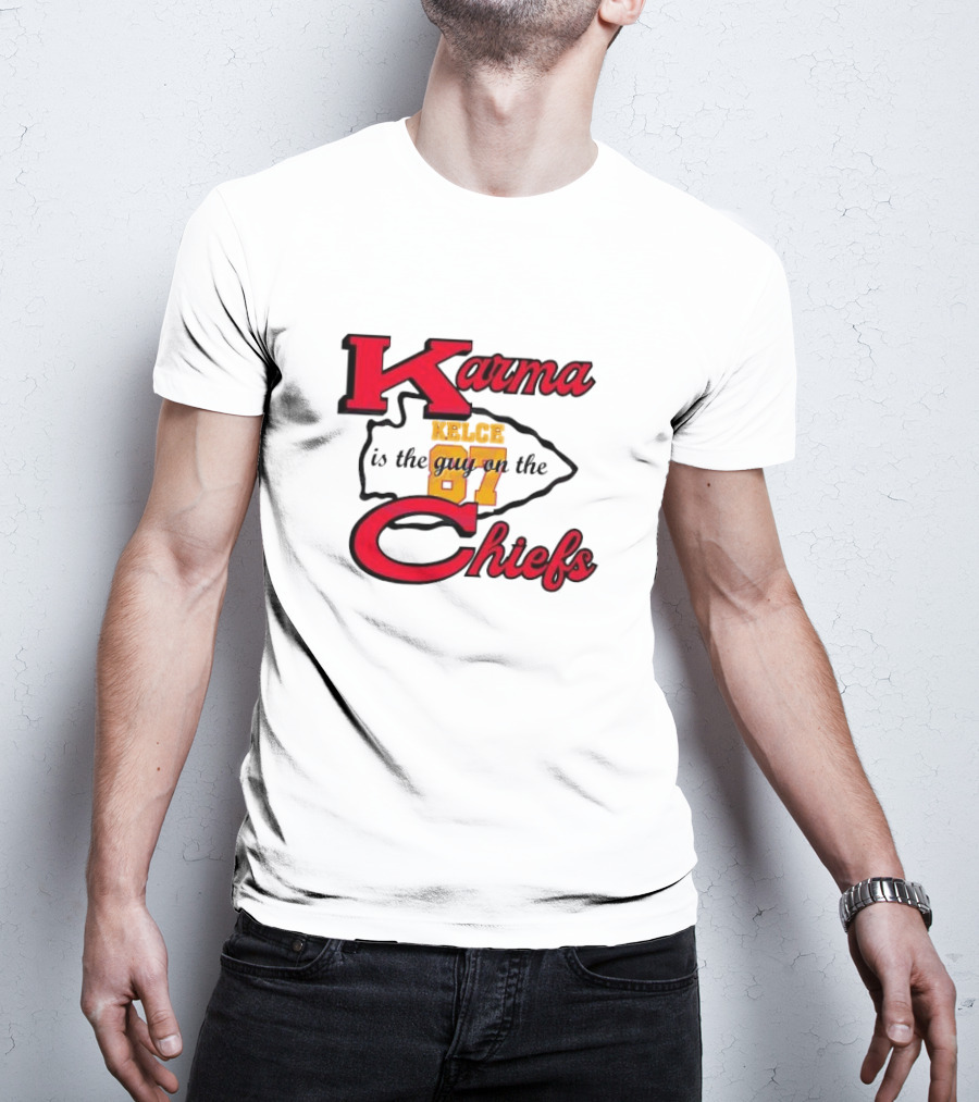 Karma Kelce 87 Is The Guy On The Chiefs T-Shirt