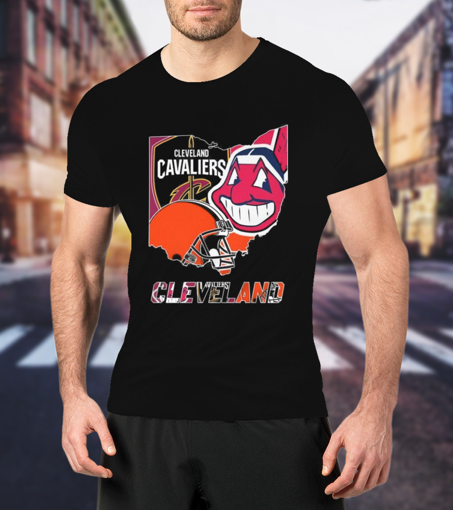 Cleveland Cavaliers Browns Indians Sports Team T-Shirt