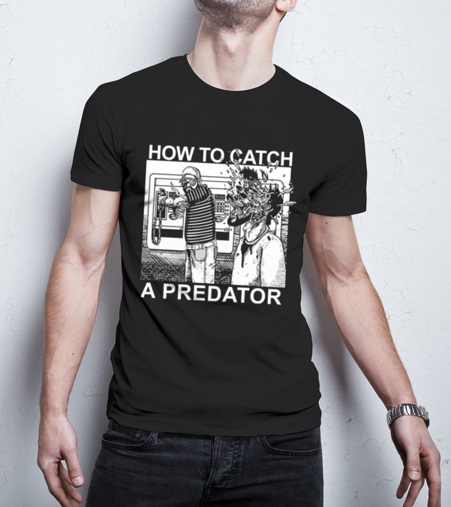 Gary Plauche How To Catch A Predator Graphic Comic T-Shirt