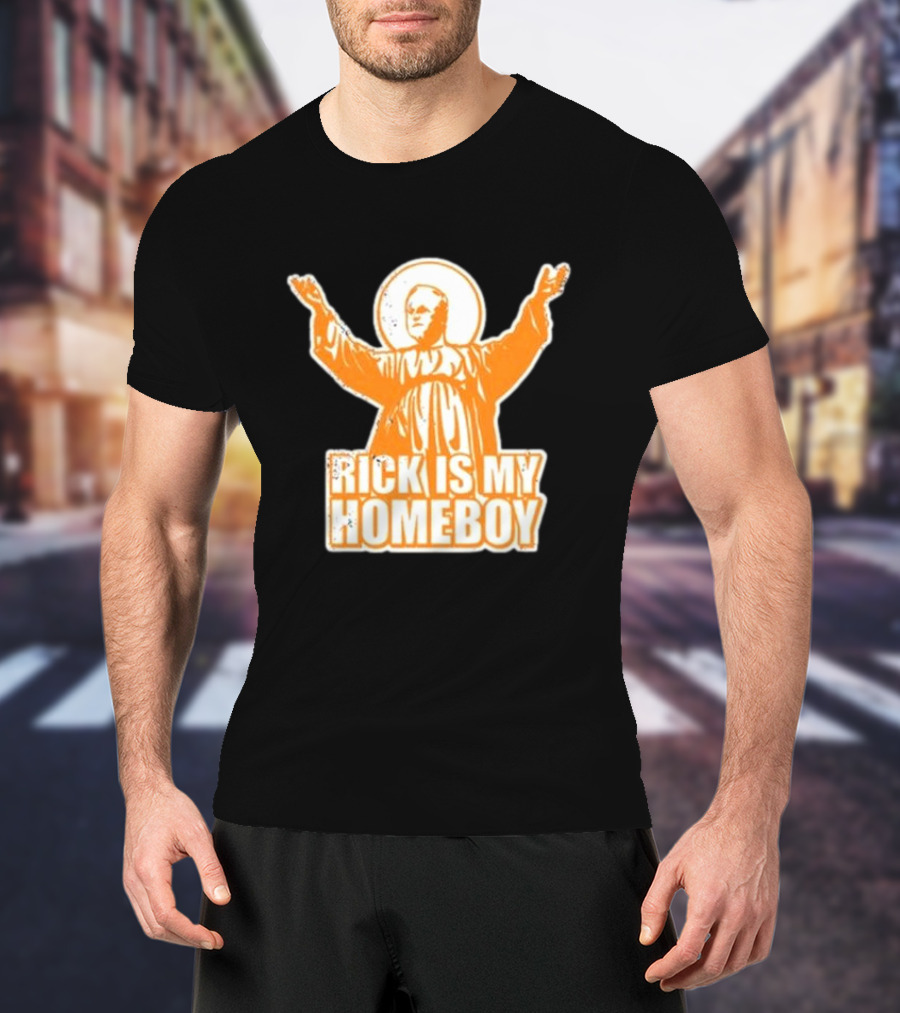 Knoxville Johnny Rick Is My Homeboy Orange T-Shirt