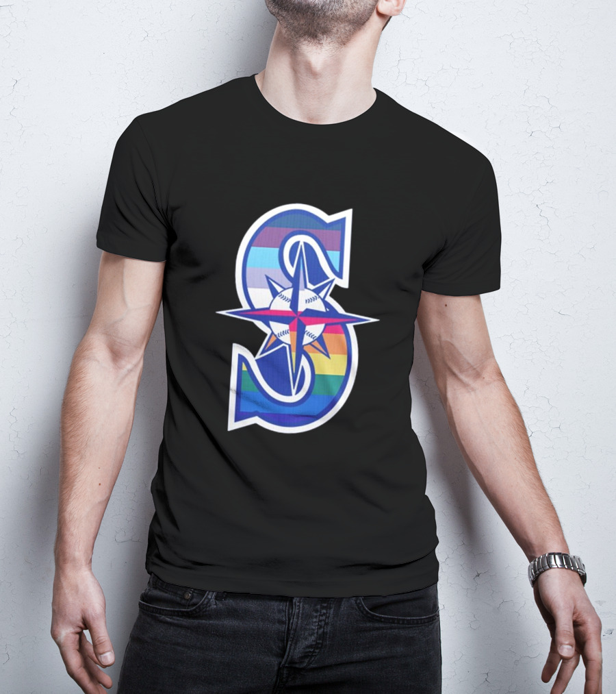 Mariners Pride Month Rainbow T-Shirt