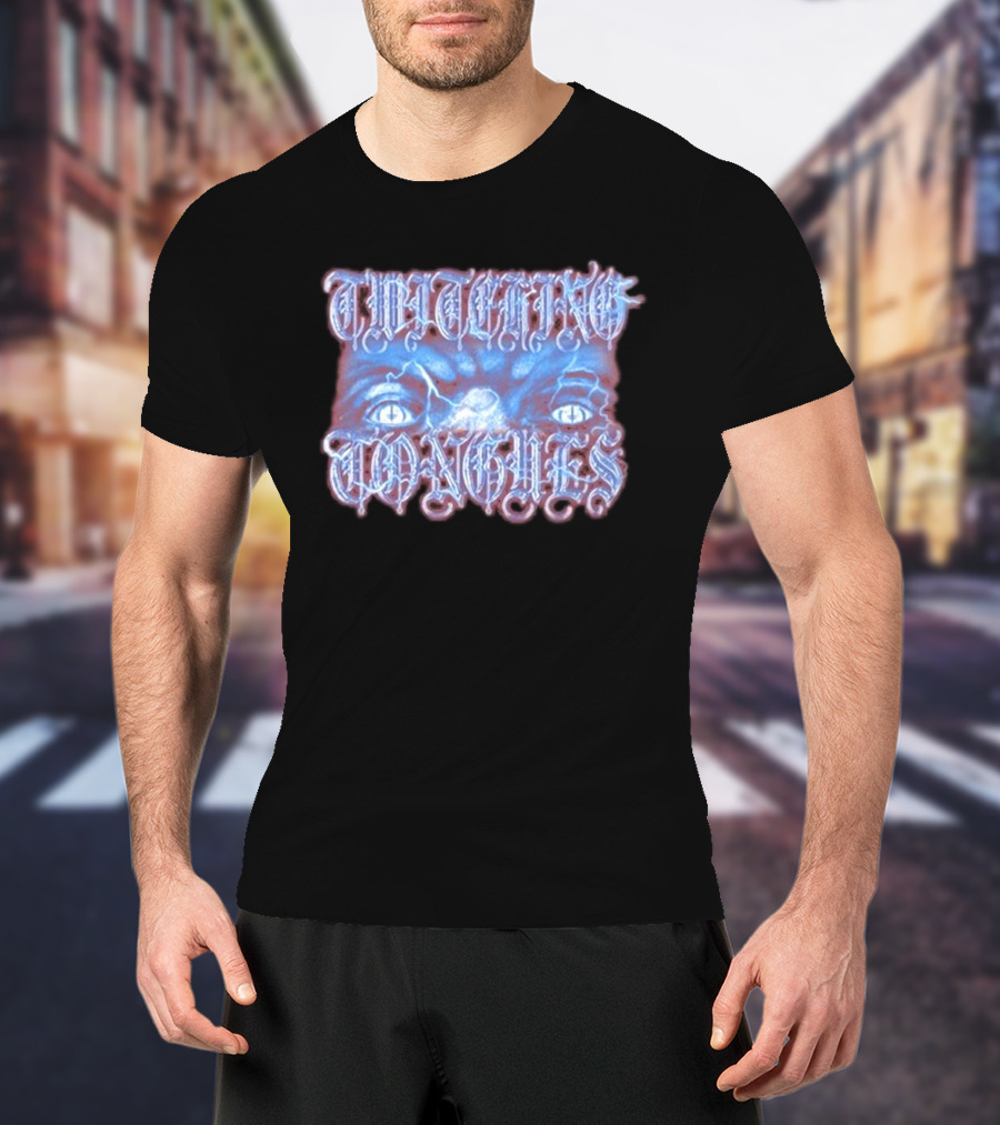 Twitching Tongues Eyes Alien Glare T-Shirt