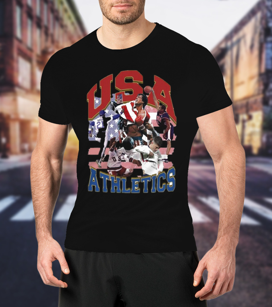 USA Athletics Almost Friday Iconic Sports Moments T-Shirt