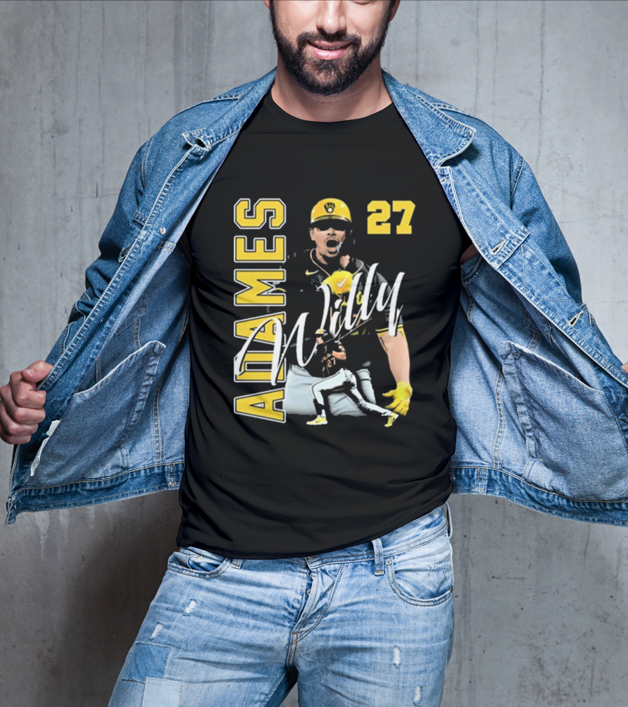 Willy Adames 27 Mke Allgoods Baseball Sports T-Shirt