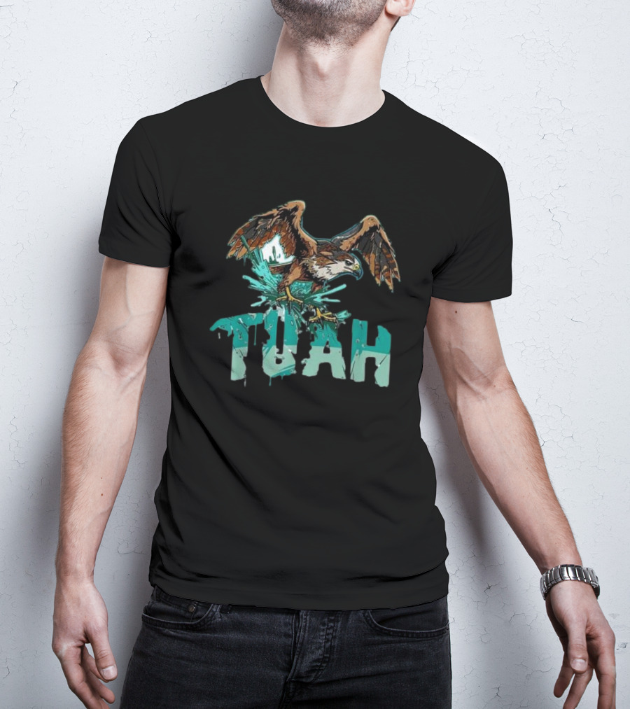 Bryce Harper Hawk Tuah With Powerful Eagle T-Shirt