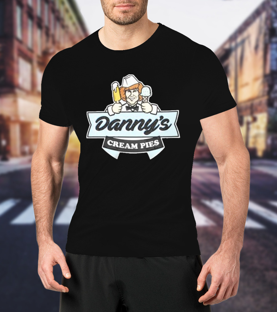 Danny Duncan Danny's Cream Pies Ice Cream Character T-Shirt