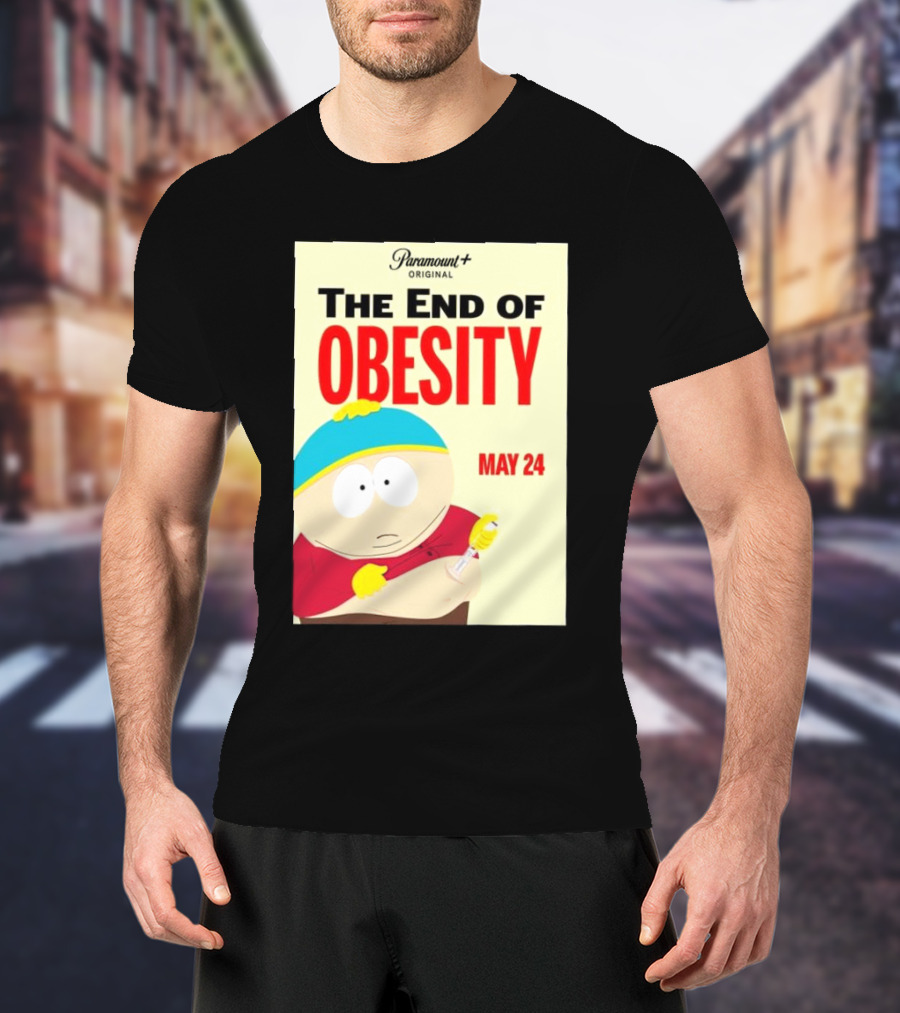 Paramount Original The End Of Obesity May 24 Featuring Iconic Cartoon Character T-Shirt