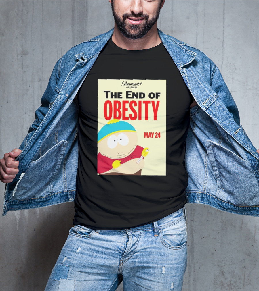 Paramount Original The End Of Obesity May 24 Featuring Iconic Cartoon Character T-Shirt