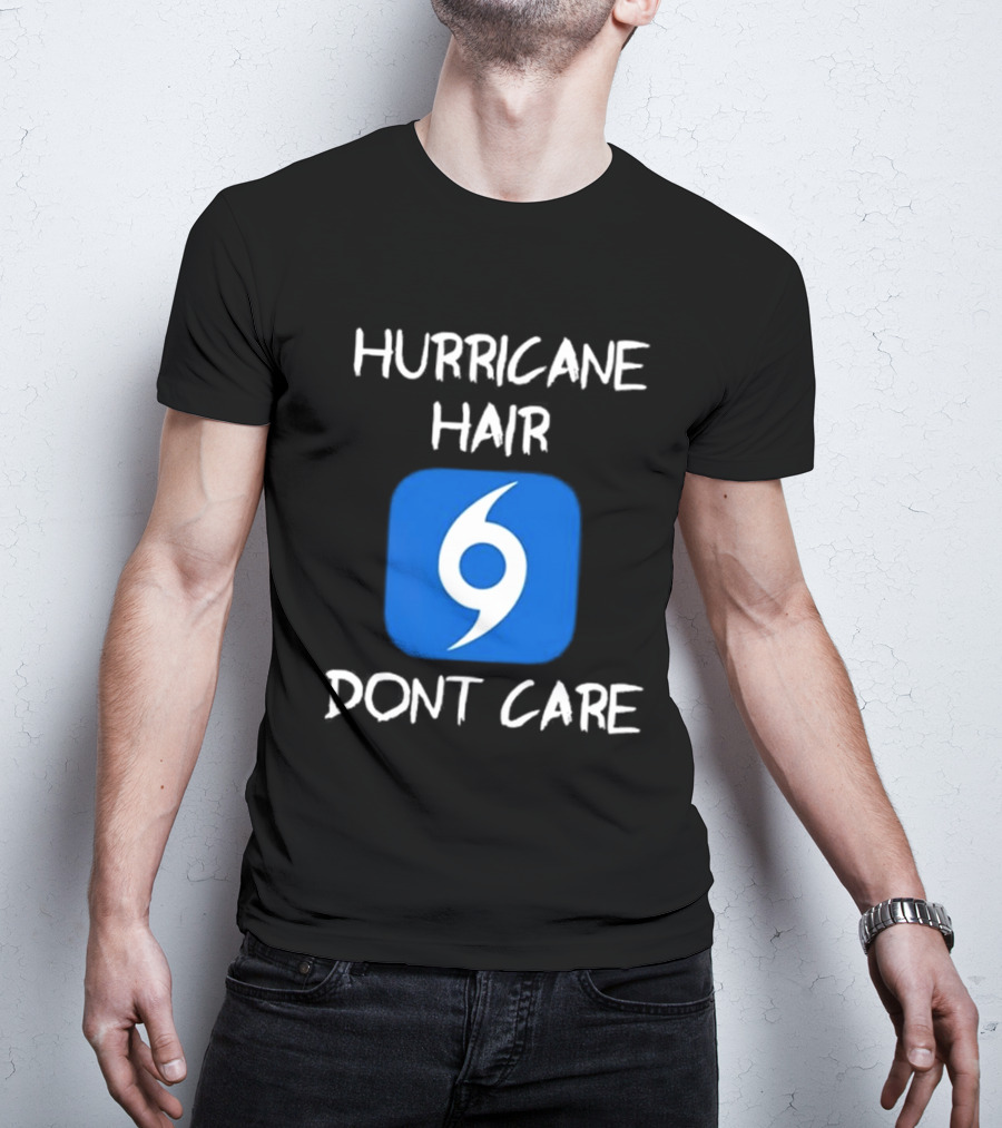 Hurricane Hair Don't Care Blue T-Shirt