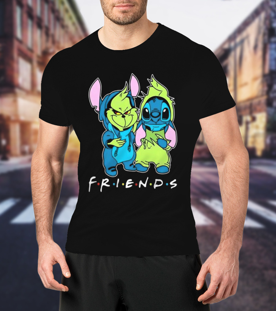 Stitch And Grinch Disney Friends Best Friends For Life T-Shirt
