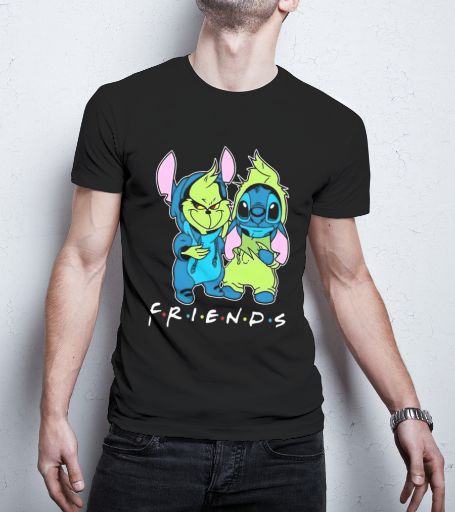 Stitch And Grinch Disney Friends Best Friends For Life T-Shirt