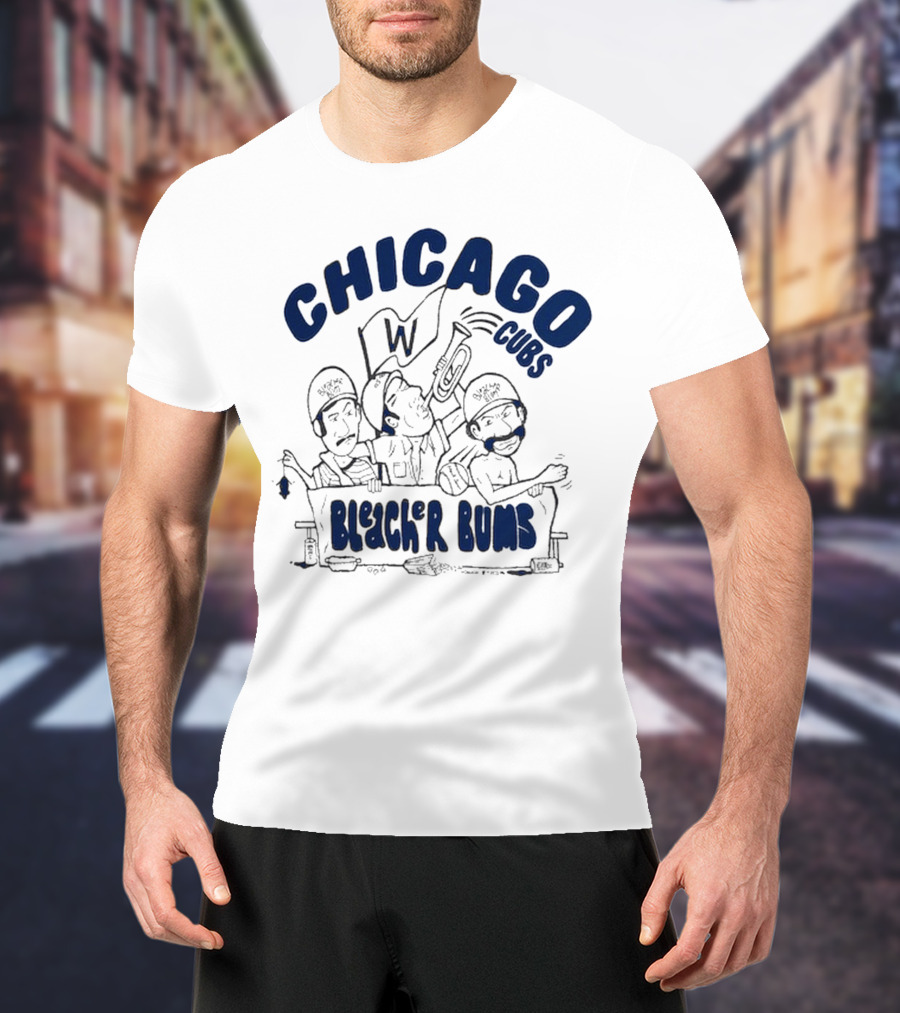 Chicago Cubs Bleacher Bums Tri-Blend T-Shirt