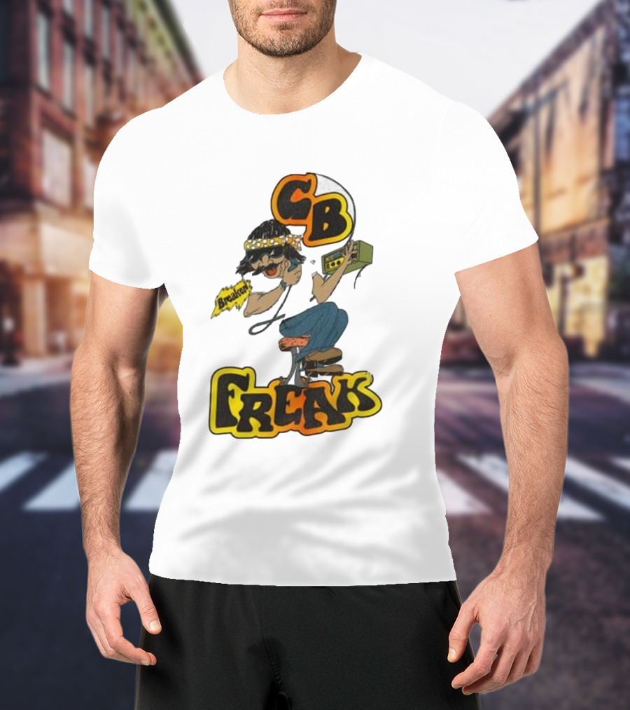 CB FREAK Breaker Trucker CB Radio Enthusiast T-Shirt