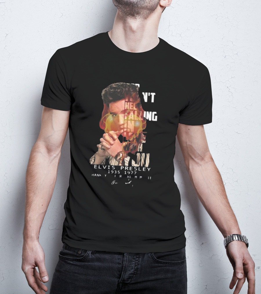 Can’t Help Falling In Love Elvis Presley 1935-1977 Thank You For The Memories T-Shirt