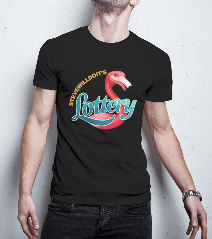 Stevewilldoit’s Lottery Flamingo T-Shirt
