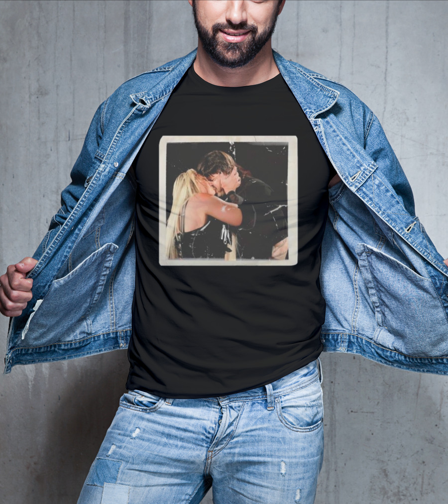 Liv Morgan Dominik Mysterio Candid Kiss Moment T-Shirt