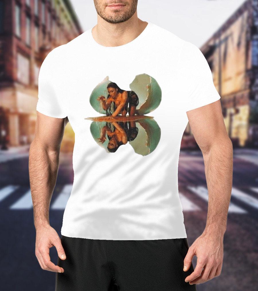 Megantheestallion Megan Sand Hatching Reflection Image T-Shirt