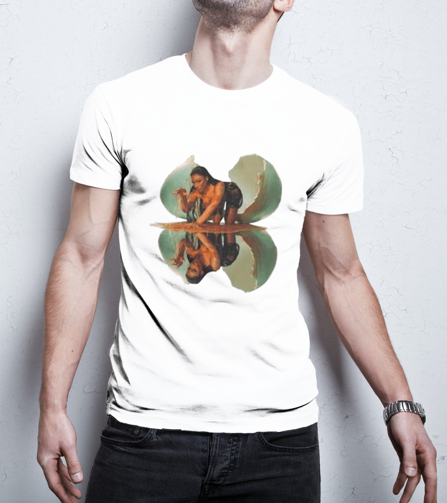 Megantheestallion Megan Sand Hatching Reflection Image T-Shirt