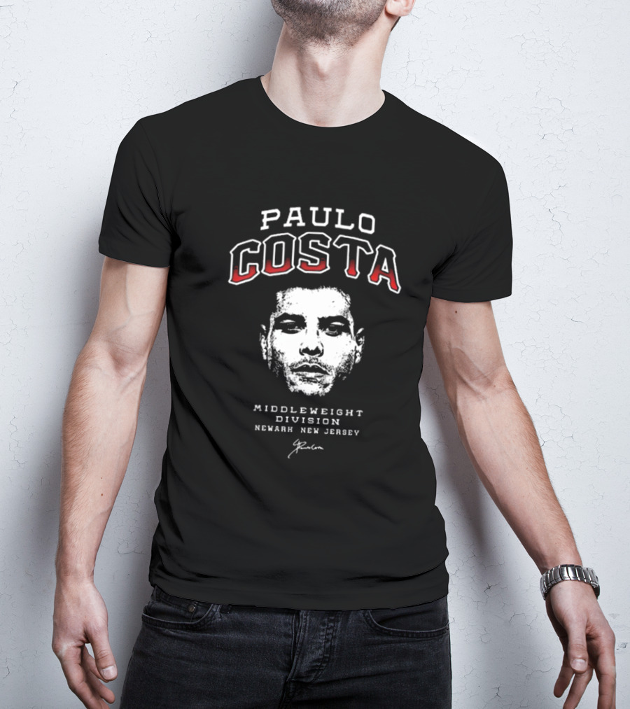 Paulo Costa Middleweight Division Newark New Jersey 302 Fight T-Shirt