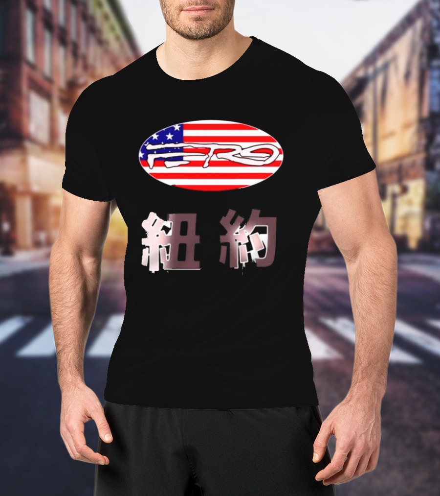 Awake NY Ferg American Flag Oval Logo T-Shirt