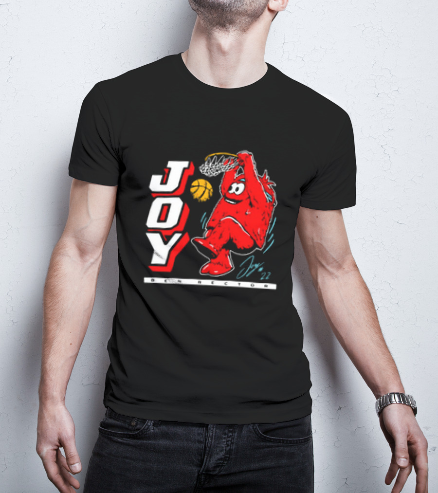 JOY Ben Rector Dunking Basketball Character T-Shirt
