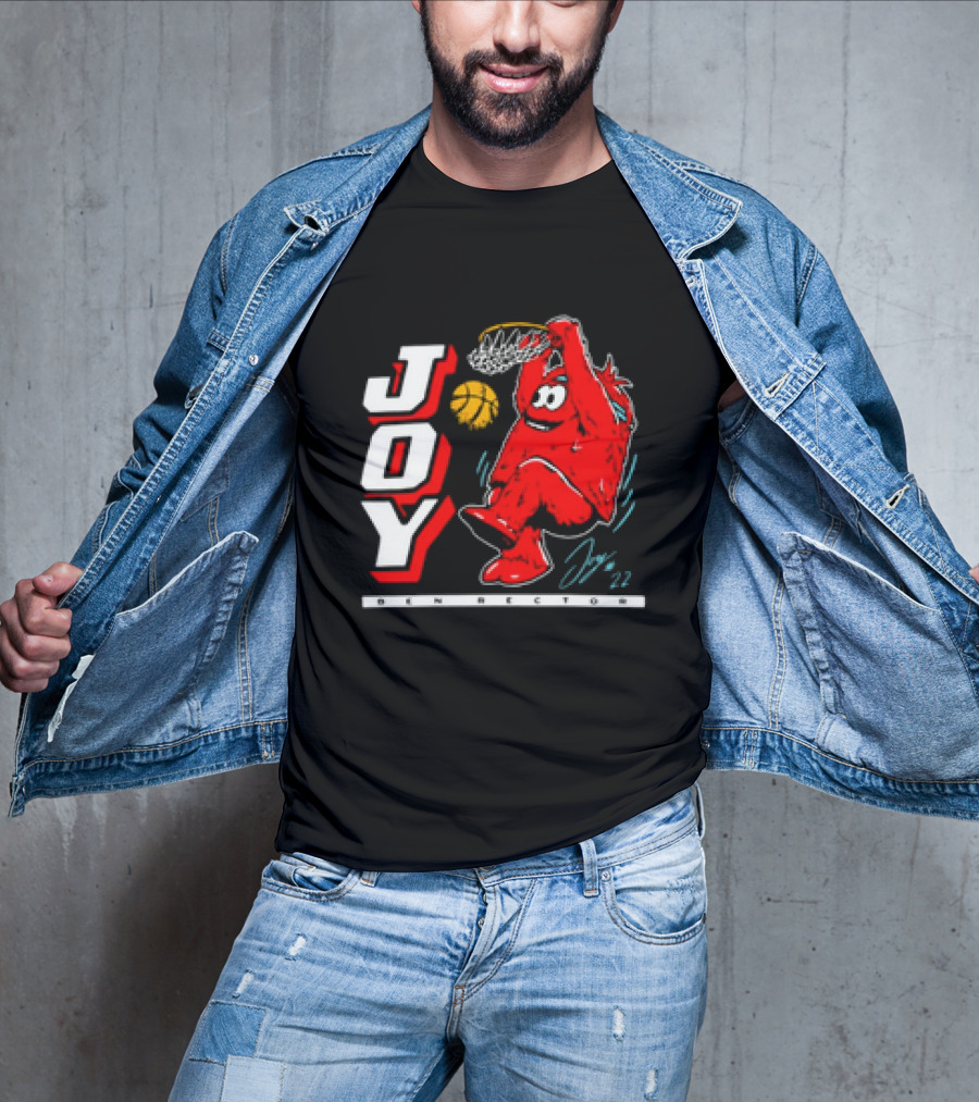 JOY Ben Rector Dunking Basketball Character T-Shirt