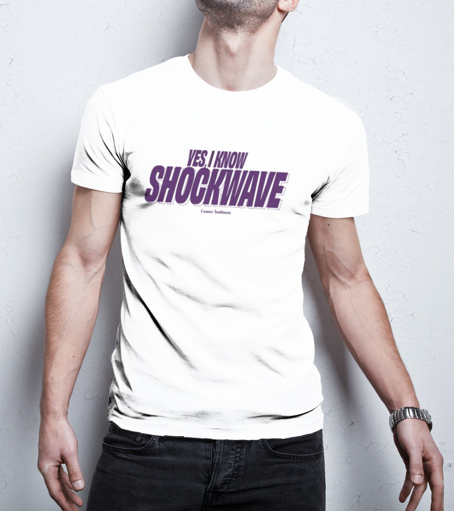 YES I KNOW SHOCKWAVE Connor Tomlinson Midweight T-Shirt