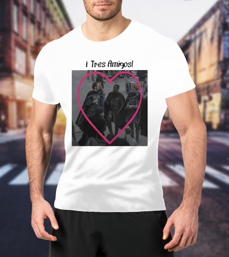 Martyn Reyne I Tres Amigos Aegon’s Friends Heart Scene T-Shirt
