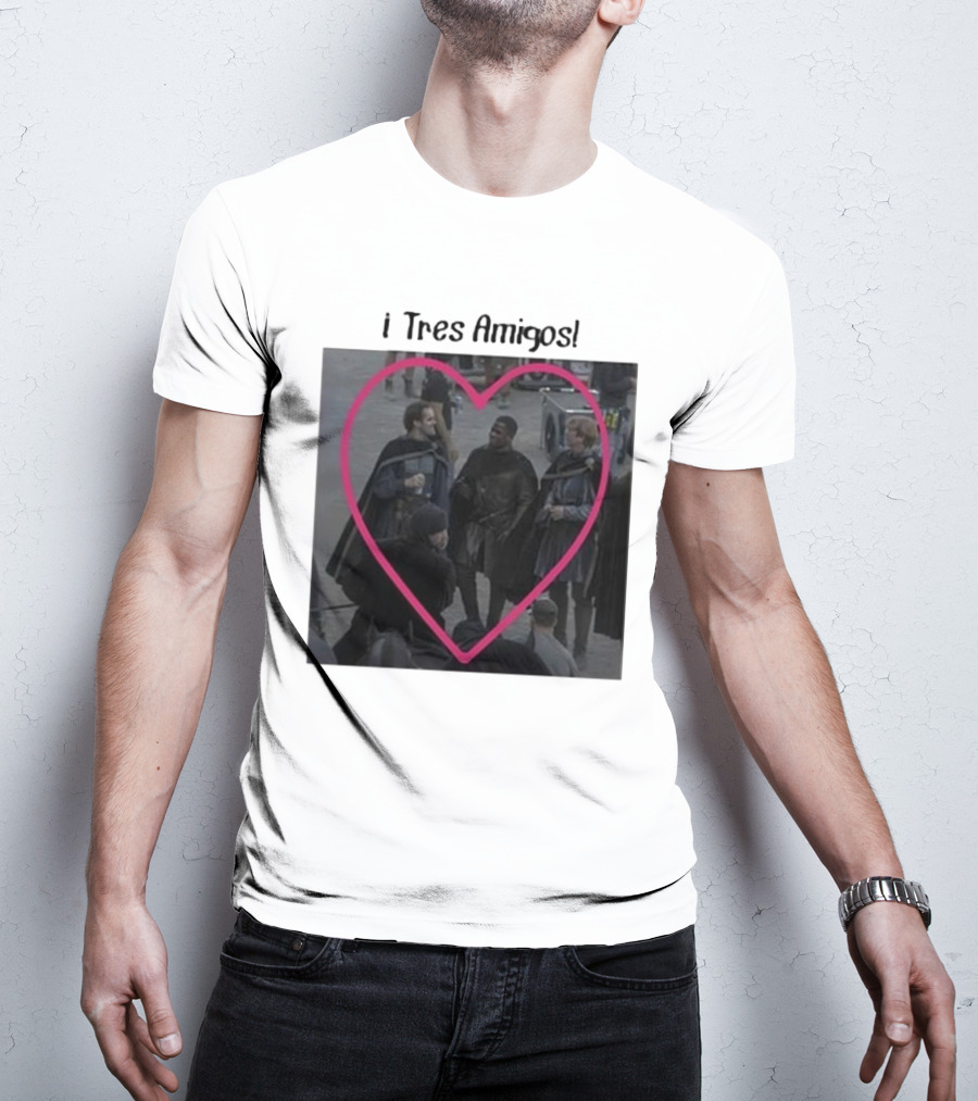 Martyn Reyne I Tres Amigos Aegon’s Friends Heart Scene T-Shirt