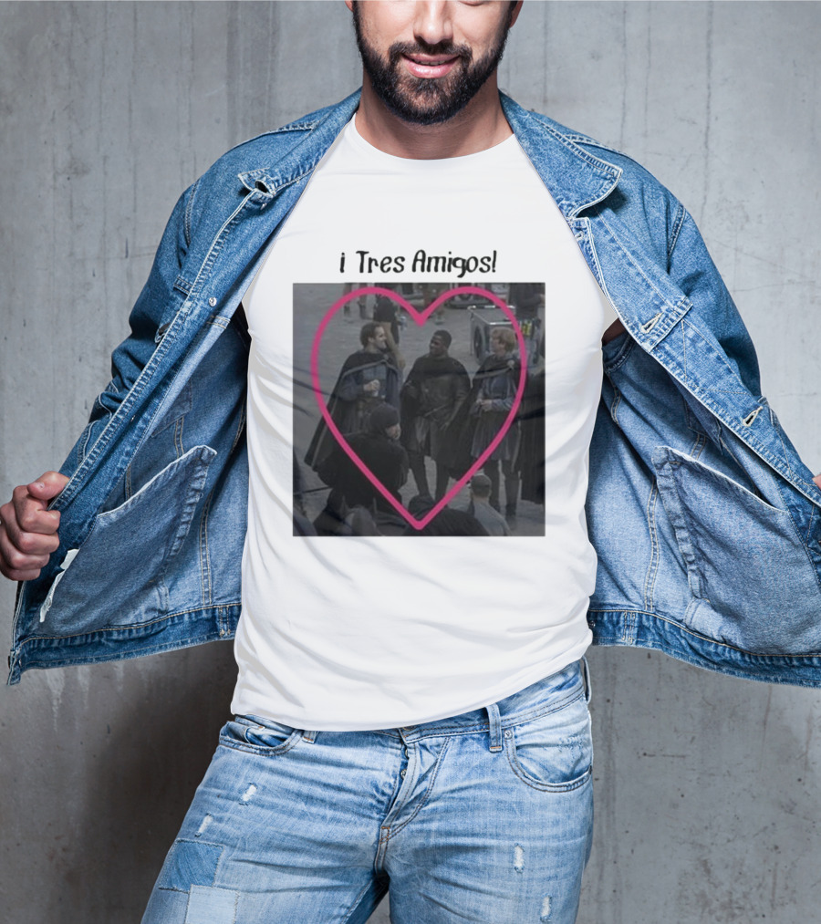 Martyn Reyne I Tres Amigos Aegon’s Friends Heart Scene T-Shirt