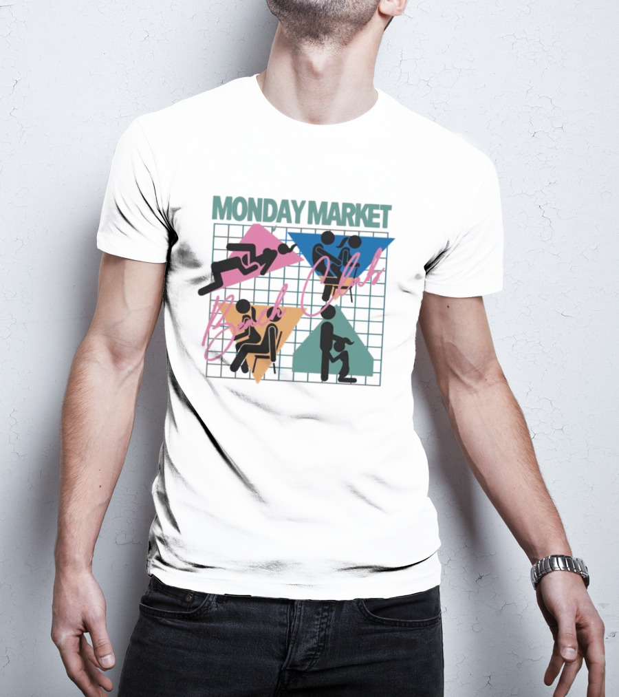 Monday Market Beach Club Geometric Leisure T-Shirt