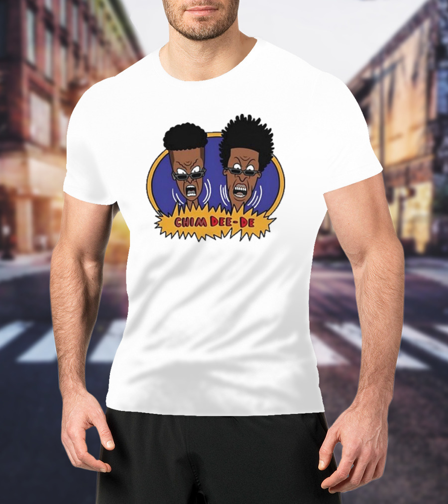 Chim Dee-De Beavis And Butt-Head Cartoon Characters With Bold Expressions T-Shirt
