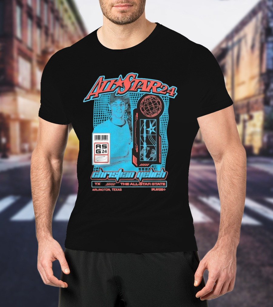 All-Star 24 Christian Yelich ASG 24 TX The All-Star State Arlington Texas T-Shirt