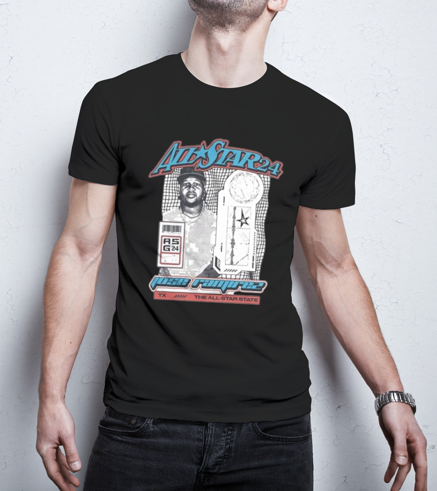 All-Star 24 ASG Jose Ramirez TX The All-Star State T-Shirt