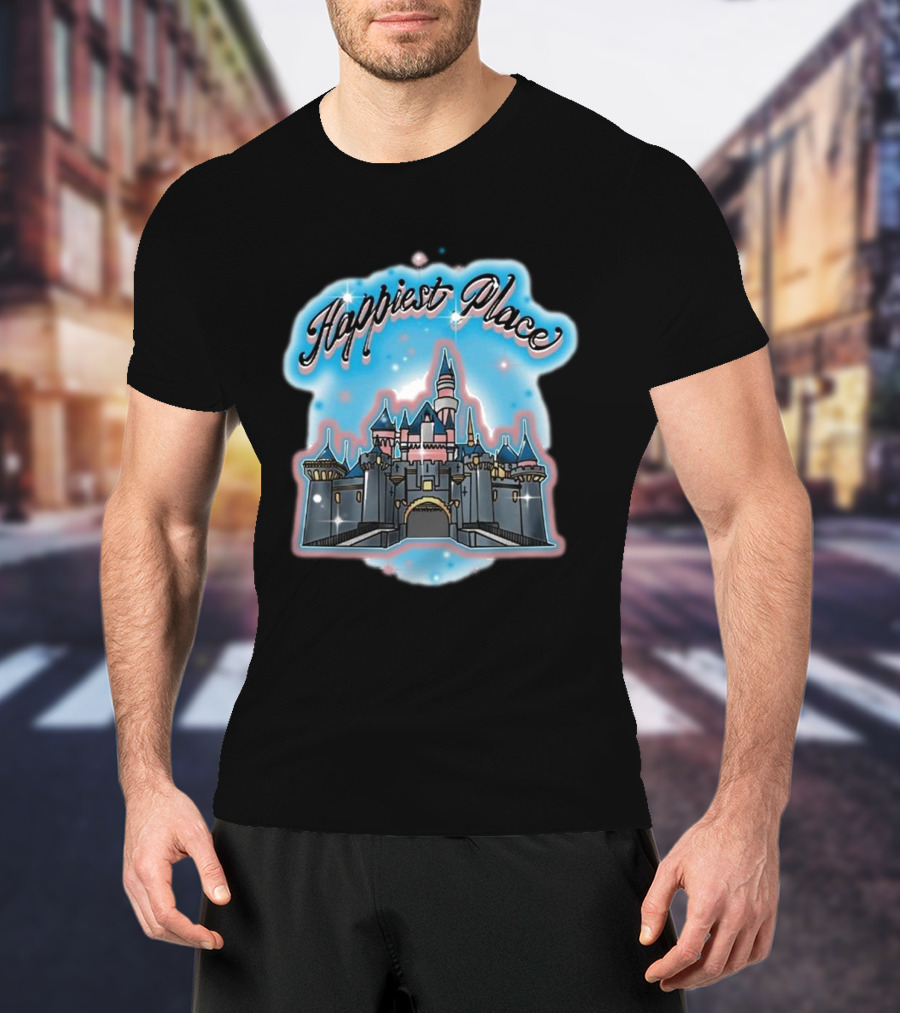 Happiest Place Rope Drop Threads Castle T-Shirt