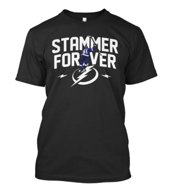 Tampa Bay Lightning Stammer Forever 91 Hockey Team Legend T-Shirt