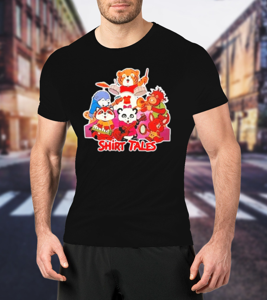Shirt Tales Band Tribute Kids 80s Music Adventure T-Shirt