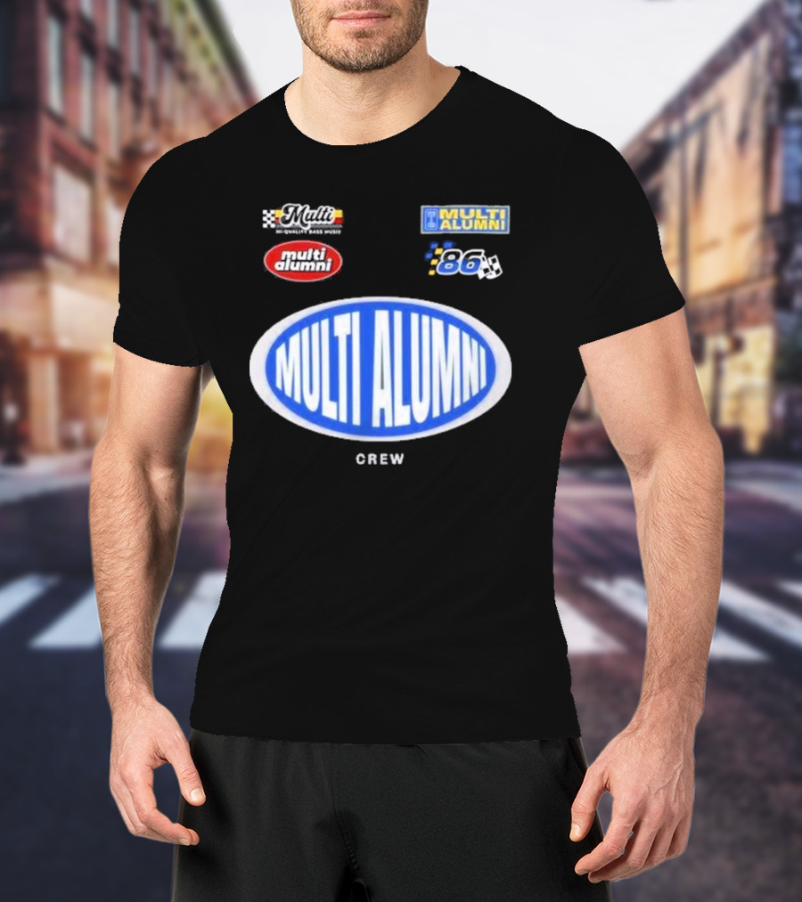 Big K.R.I.T. Multi Alumni Racing Crew 86 High-Quality Bass Music T-Shirt