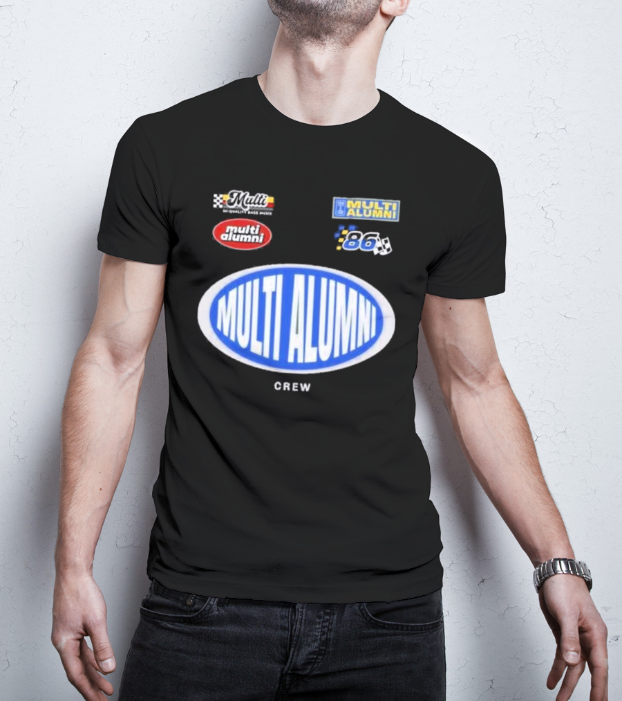 Big K.R.I.T. Multi Alumni Racing Crew 86 High-Quality Bass Music T-Shirt