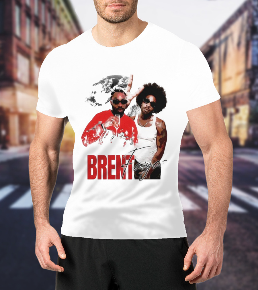 Brent Faiyaz Red Jacket And Tank Top T-Shirt