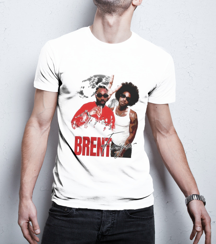 Brent Faiyaz Red Jacket And Tank Top T-Shirt