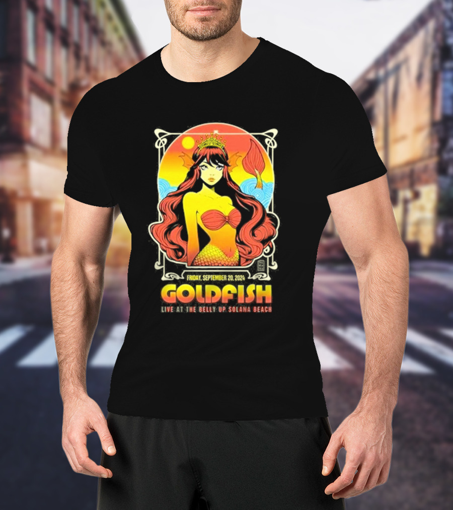 Goldfish Live At The Belly Up Solana Beach Friday September 20 T-Shirt