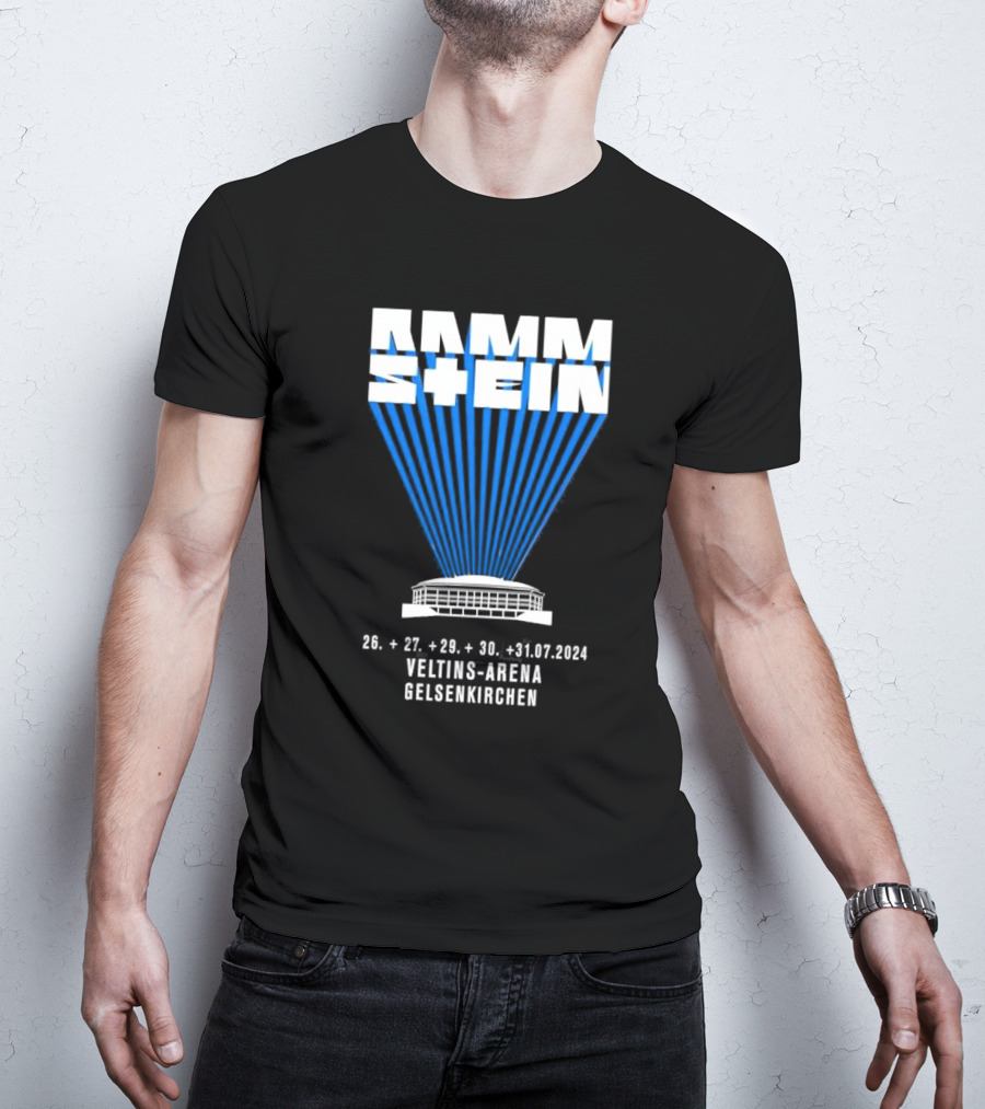 Rammstein Veltins-Arena Gelsenkirchen 26 27 29 30 31 07 T-Shirt