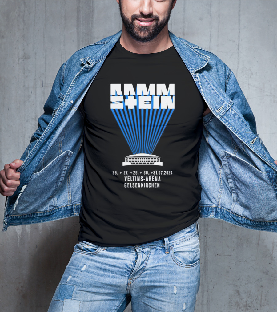 Rammstein Veltins-Arena Gelsenkirchen 26 27 29 30 31 07 T-Shirt