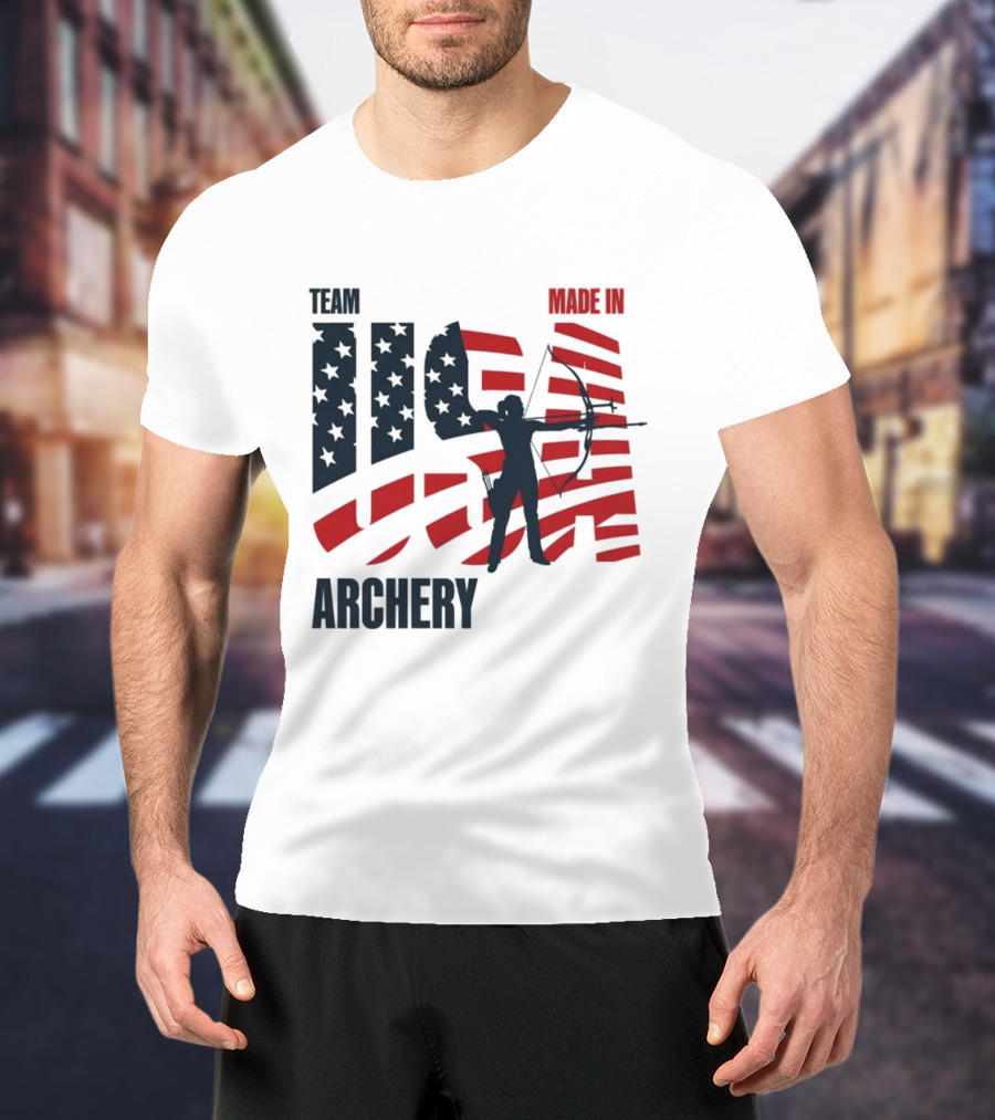 Team USA Archery Made In Olympic T-Shirt