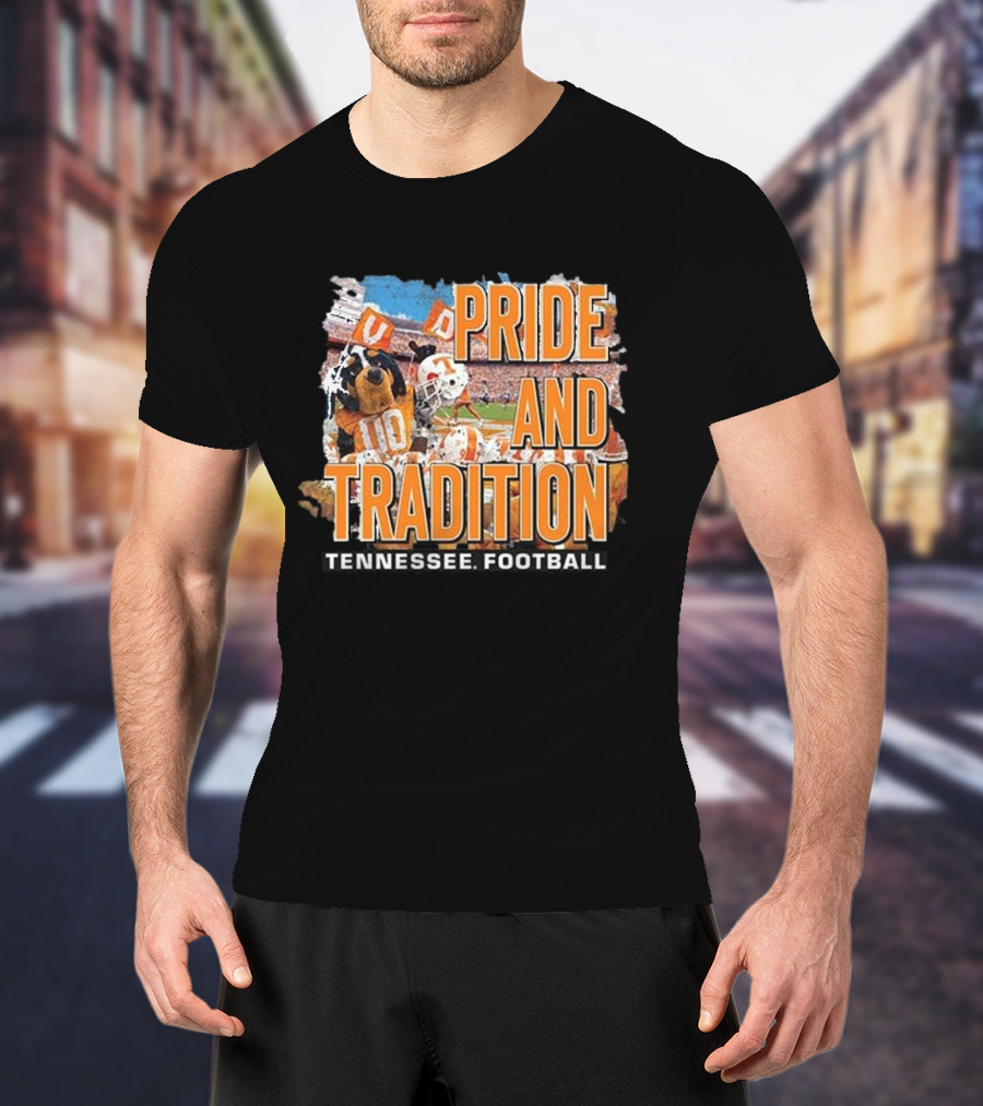 Tennessee Football Pride And Tradition Vols Stadium T-Shirt