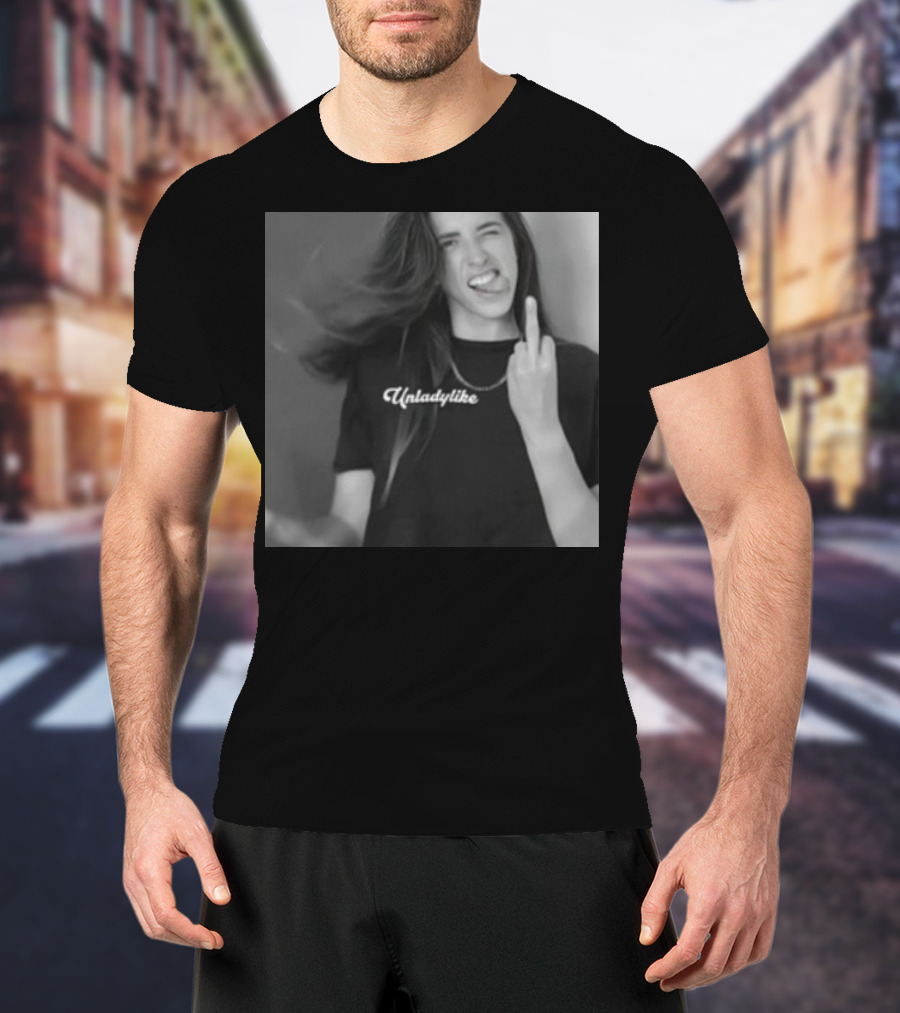 Unladylike X-Rated Rachel Ballinger Shirt Middle Finger Gesture T-Shirt